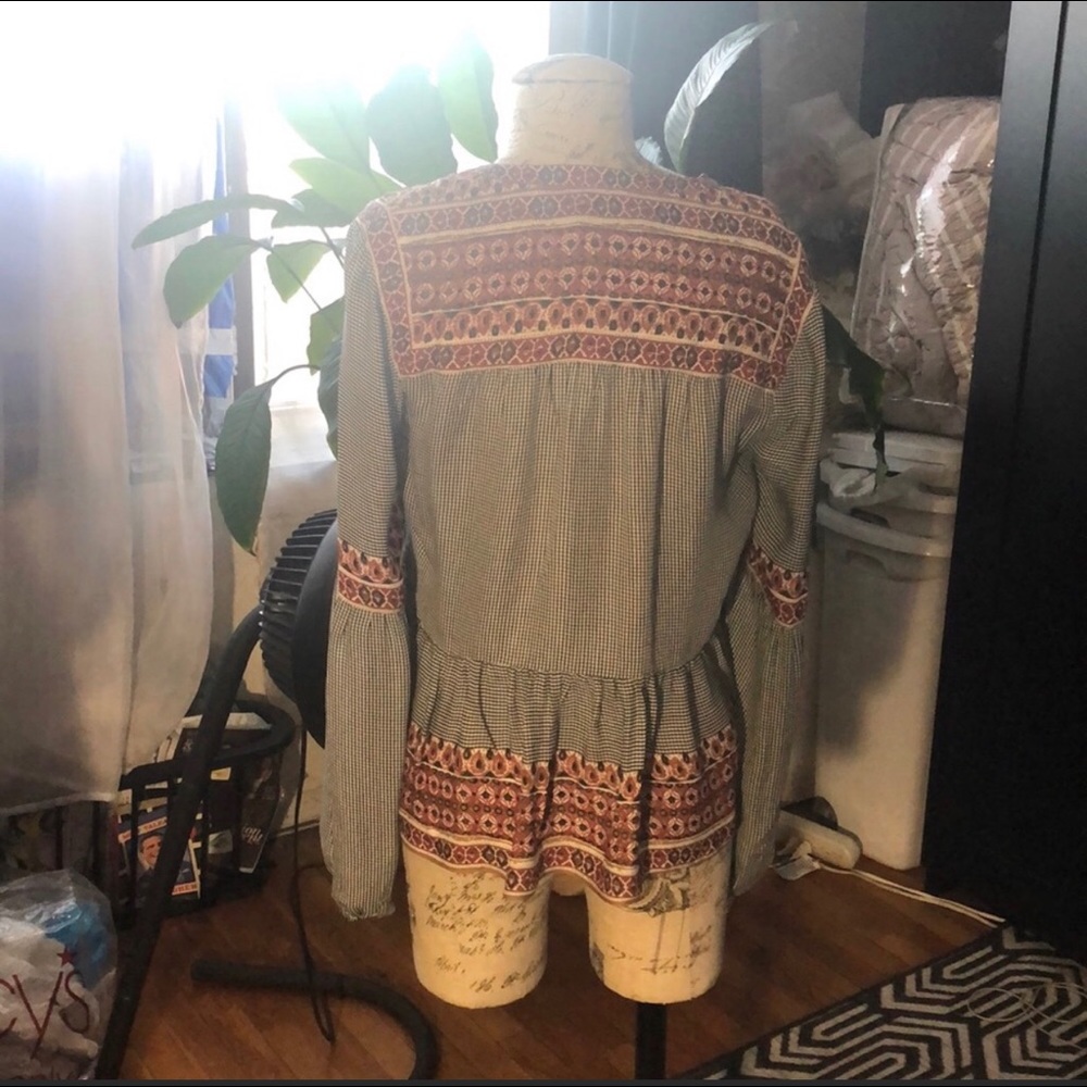 Veronica Beard silk Rosie boho top